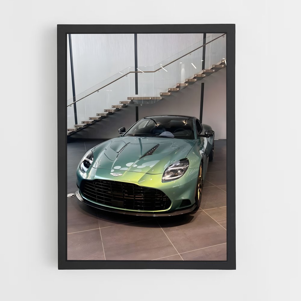 Poster Garage Classique – affiche Aston Martin (vue 2)